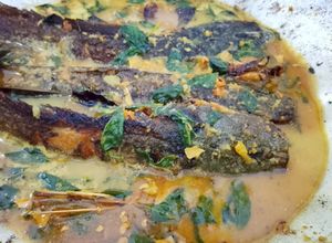 Foto resep Mangut lele kemangi santan