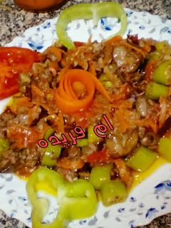 صورة لوصفة كبد وقوانص وقلوب السمان
