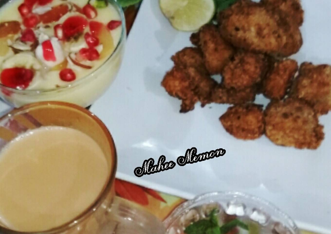 Popcorn chicken lab e shiree with chaey