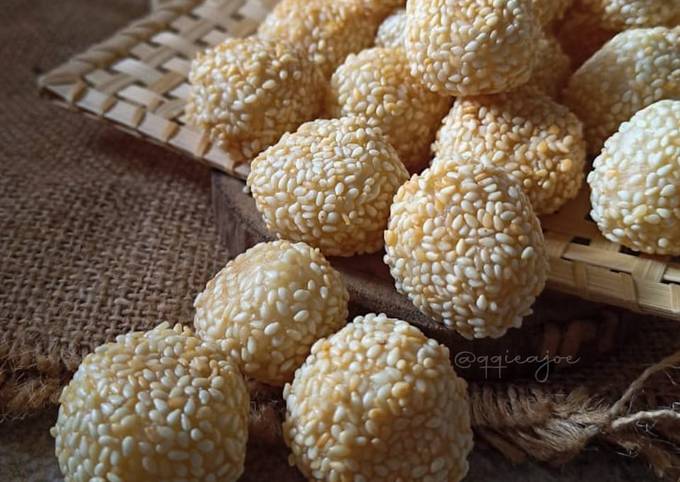 Resep Onde-onde isi keju yang Enak