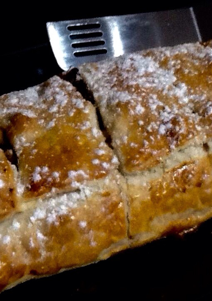 Una foto de Strudel de manzana
