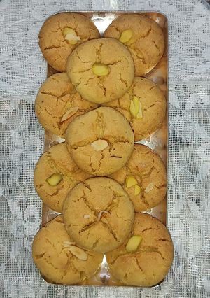 A picture of Classic Homemade Nankhatai – Buttery, Crumbly & Eggless Delight.