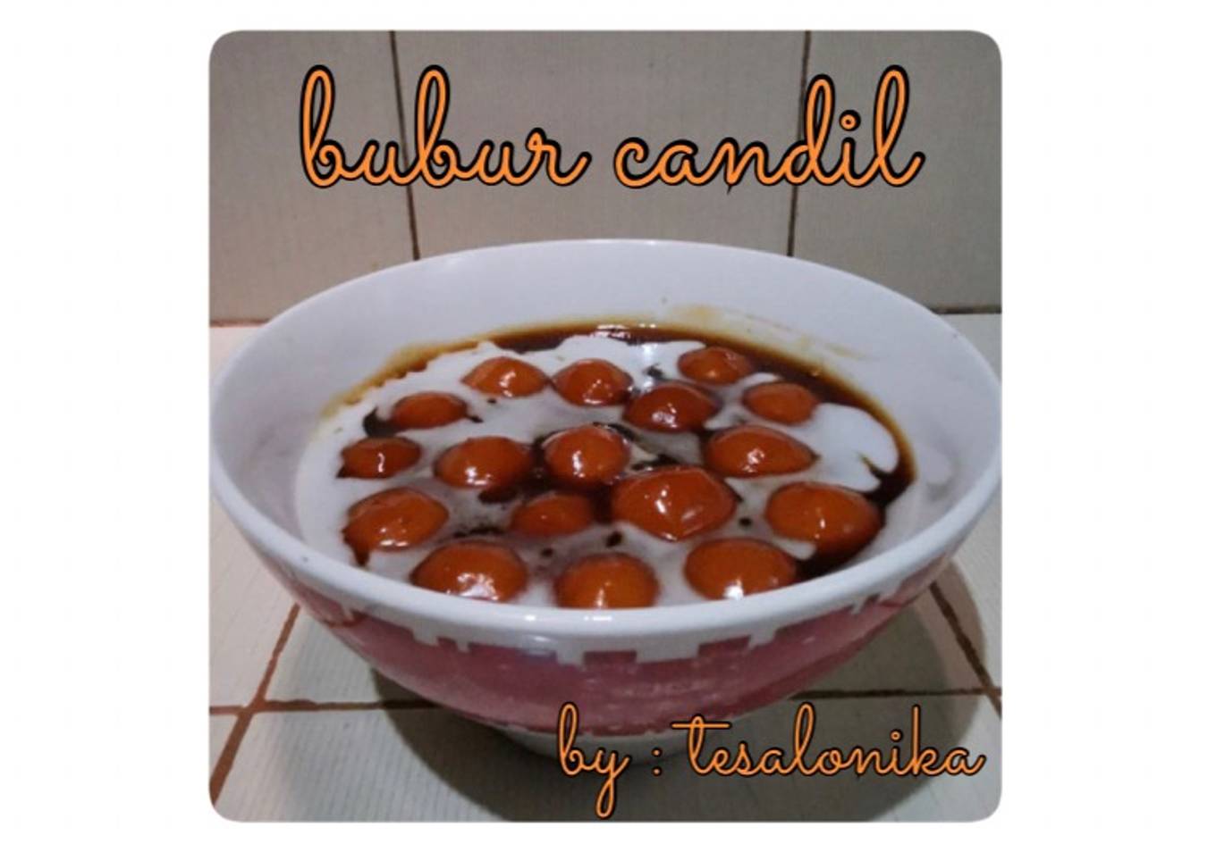 Bubur Candil Ubi Kuning