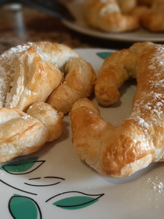 Una foto de Croissants rellenos de Nutella