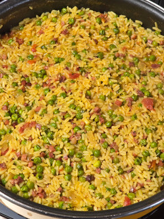 Una foto de Arroz a la milanesa