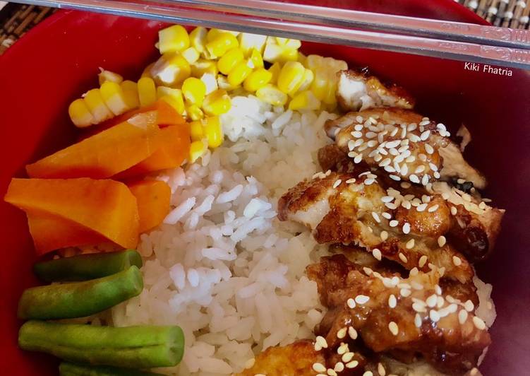Cara Gampang Menyiapkan Chicken Teriyaki Rice Bowl Simple, Lezat Sekali
