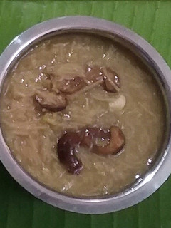 தலைப்பு : சேமியா வெல்லம் பாயசம்(semiya vella payasam recipe in tamil) செய்முறை முக்கிய புகைப்படம்
