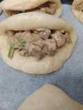 Pan Bao con secreto ibérico, ajitos y salsa de mayonesa hoisin