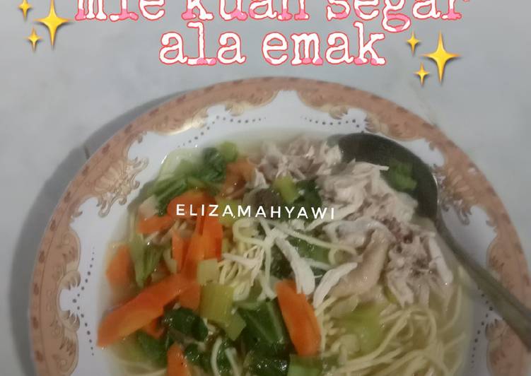 Resep Mie kuah seger ala emak, Sempurna