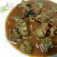 A picture of Stewed Liver.