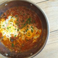 A picture of Shakshuka.