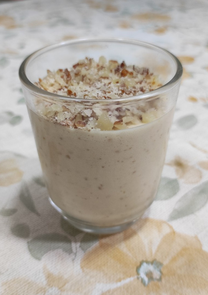 Una foto de Mousse de turrón