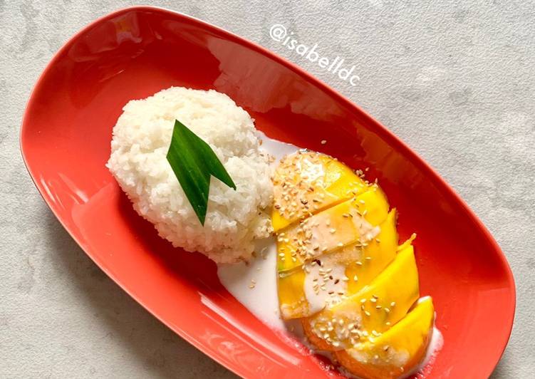 Cara meramu 100. Mango Sticky Rice  yang Bisa Manjain Lidah