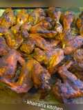 Oven grill chicken wings and drumsticks