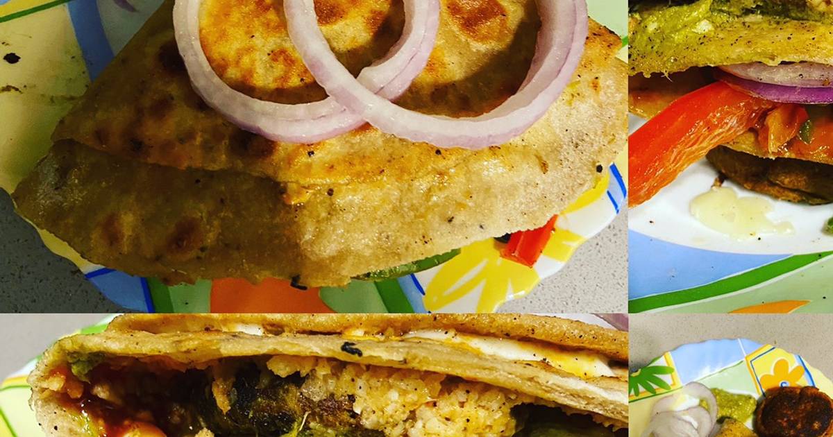 Wrap & kebab from leftover bhaji Recipe by ANJALI JINDAL Cookpad