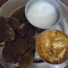 A picture of Kuttu Pakodi.