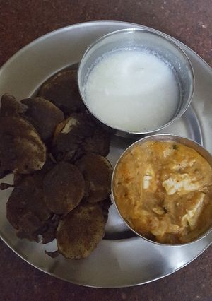 A picture of Kuttu Pakodi.
