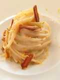 Linguine limone, bottarga e peperoncino