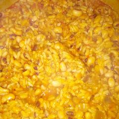 A picture of Porrage Rice and beans.