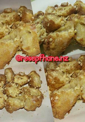 Foto resep Roti goreng bukakeles (Bumbu Kacang Keju Leleh Susu)