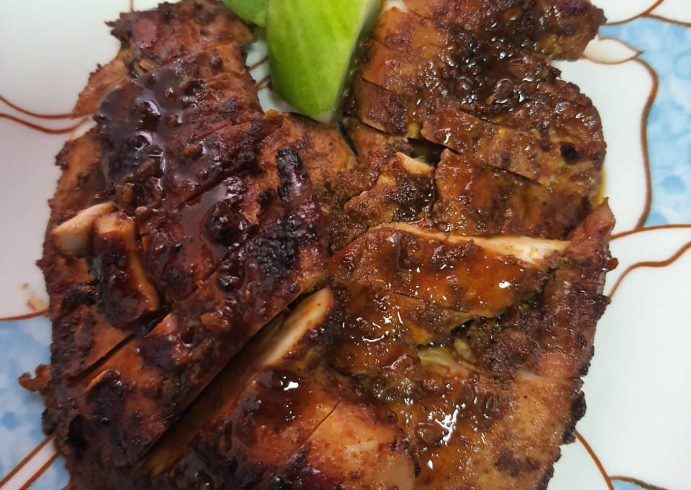 Ayam Bakar Pedas Manis - menu sehat
