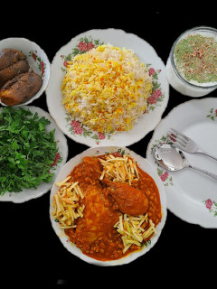 عکسی از دستور خورشت قیمه مرغ(مهارت های پایه ای)