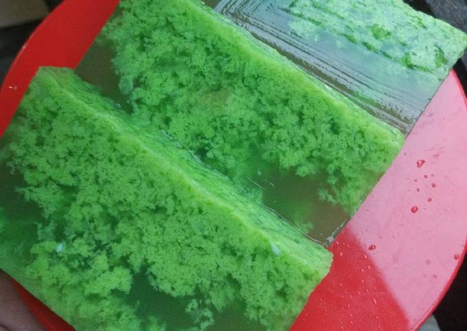 Panduan Memasak Resep Puding lumut pandan