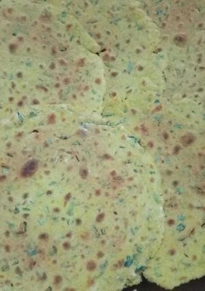 A picture of Methi Khakhra.