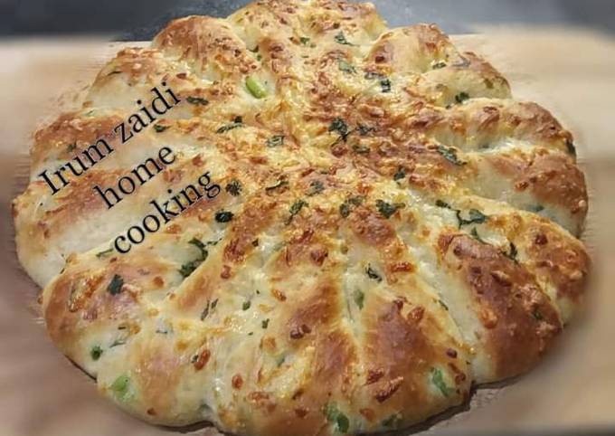 Steps to Prepare Award-winning 🧀🌿🍞Cheese and Onion Bread Serve with Potato Corn Soup🍞🌿🧀