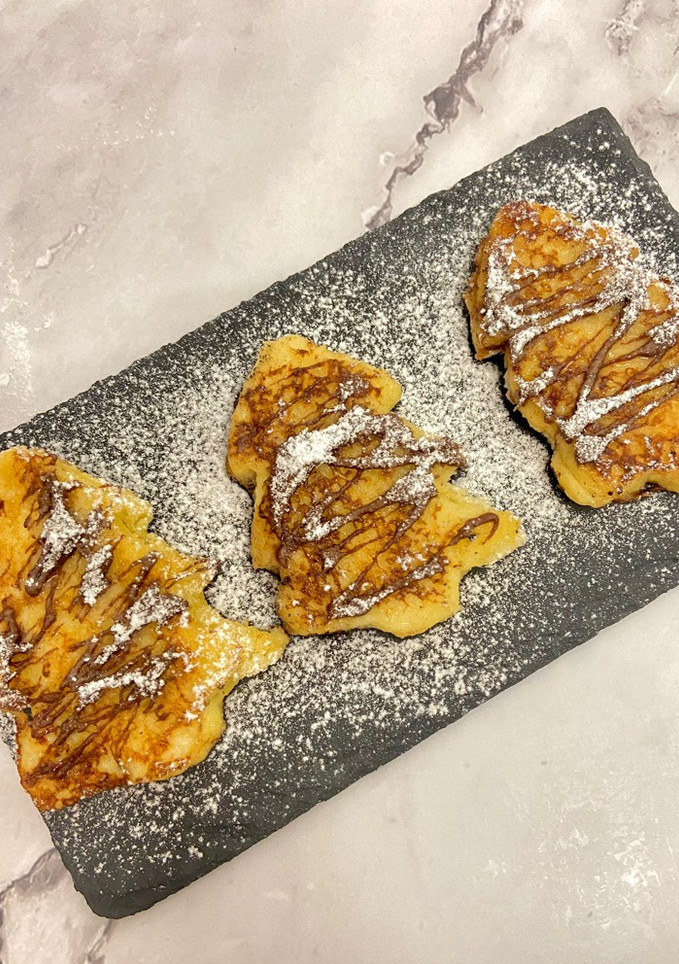 Una foto de Tostadas francesas (Versión Navidad🎄)