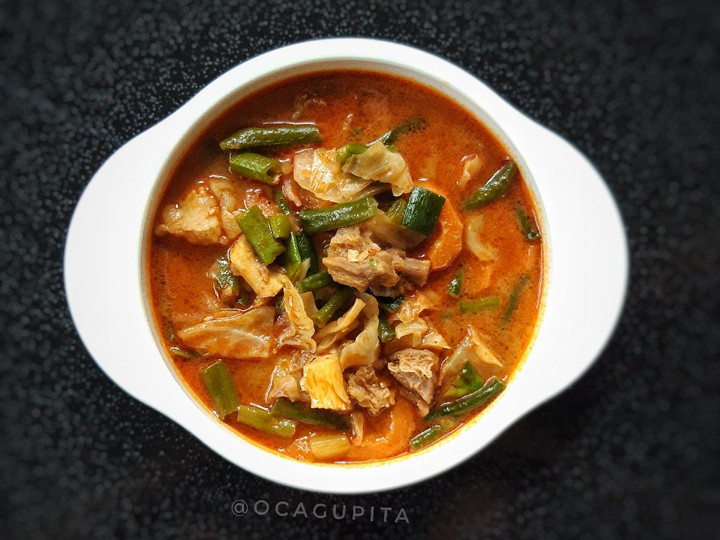 Wajib coba! Resep gampang membuat Sayur kuah santan pedas  menggugah selera