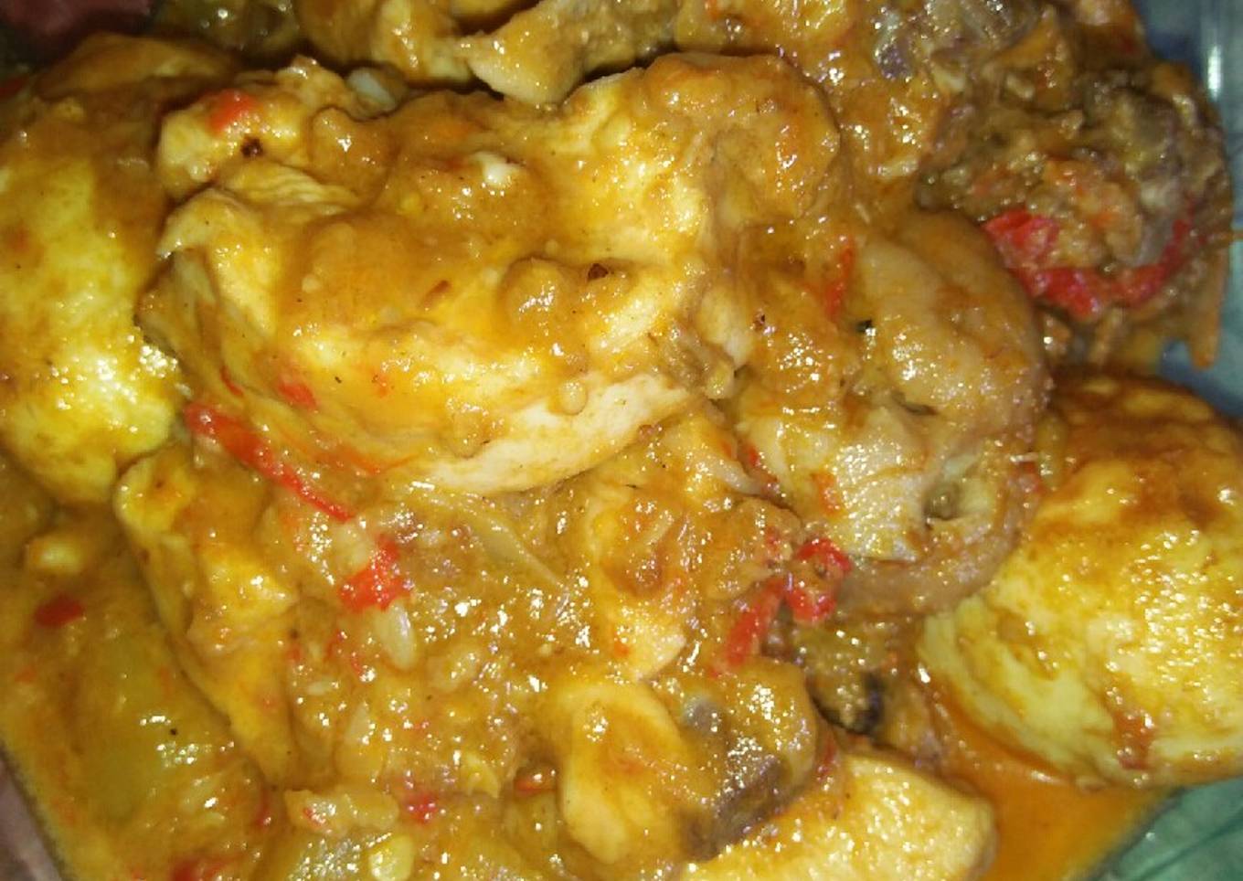 Rendang ayam telur ala bu urfan.. 😁