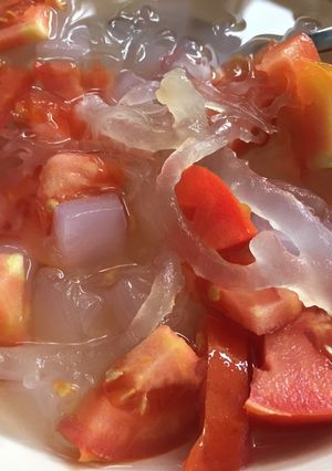Foto resep Tomat Seaweed Nata siram Air Anget