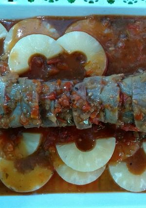 Una foto de Lengua en salsa