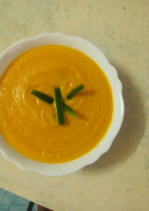 A picture of Carrot soup.