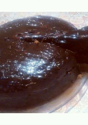 Una foto de Sacher torte o Torta de chocolate