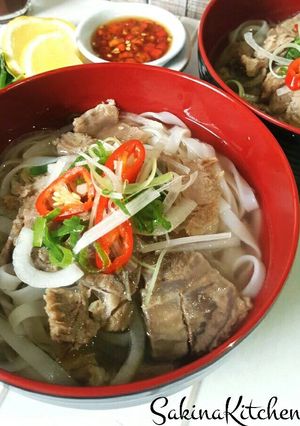 Foto resep Pho Bo Vietnam (Vietnam Beef Noodle Soup)