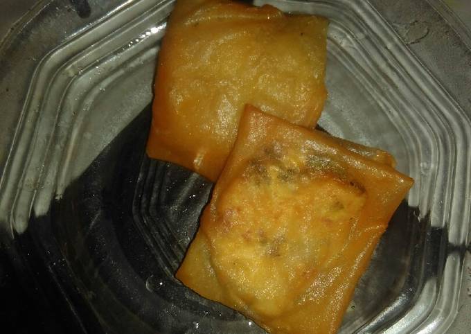 Martabak telur tahu kulit lumpia