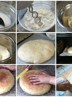 Una foto de Pan Muffuletta. Pan fácil muy tierno