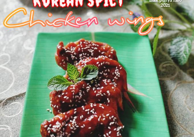 Resep 🍗Korean spicy chicken wings, Enak Banget