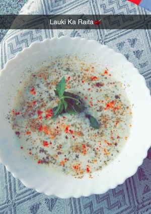 A picture of Kaddu/Lauki ka Raita.