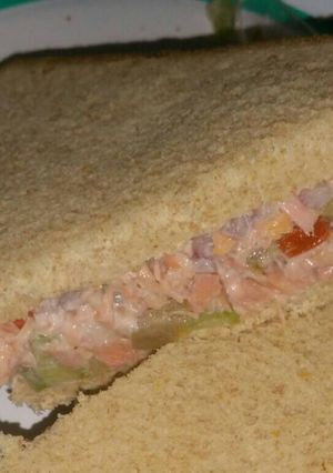 A picture of Vegetarian tuna salad.
