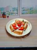 Sandwich Cokelat Strawberry