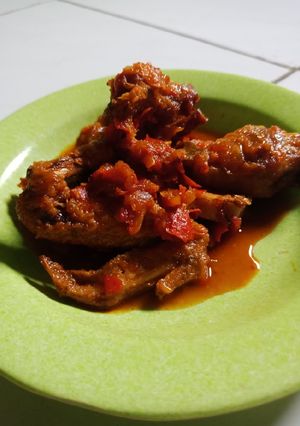 Foto resep Ayam bumbu merah