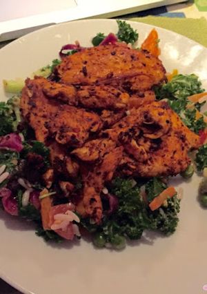 A picture of Stir-fry Chicken and Veggies.