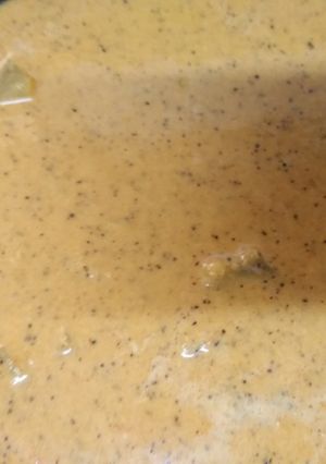 A picture of Pumpkin sambhar.