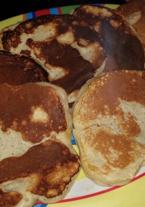Una foto de Pancakes de banana