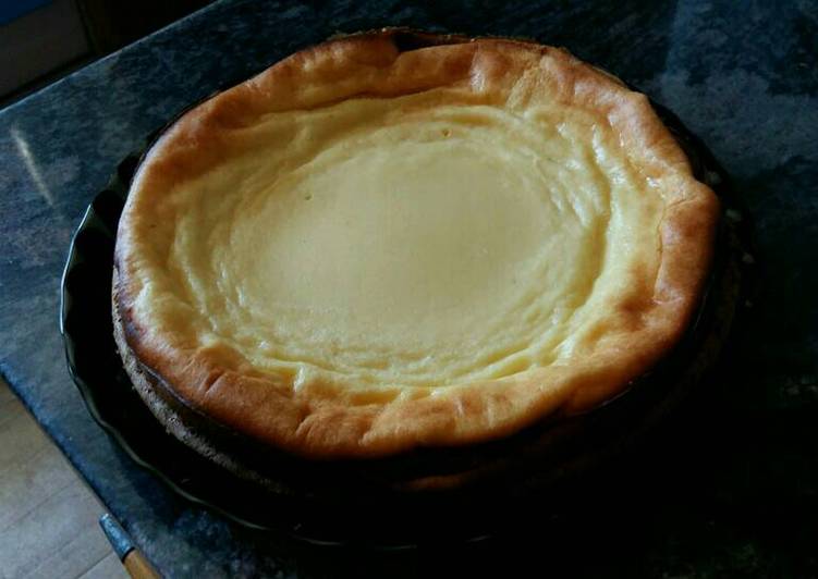 Tarta de queso al horno