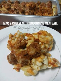 Gambar Mac & Cheese with Bolognese Meatball