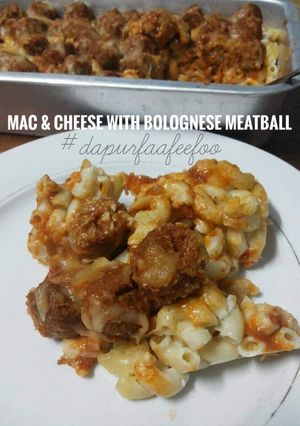 Gambar Mac & Cheese with Bolognese Meatball
